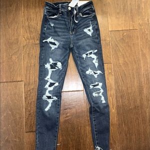 AE high waisted jeans NWT